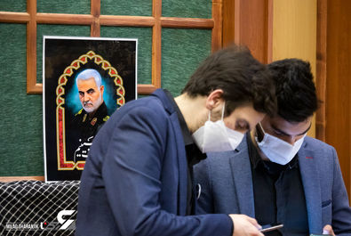 مراسم بزرگداشت شهید سلیمانی در دانشگاه آزاد تهران مرکز