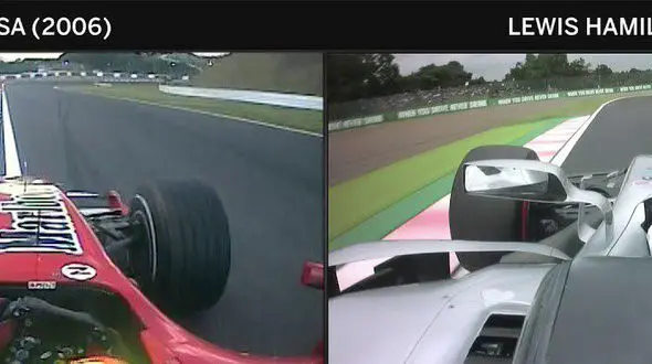 مقایسه خودروهای فرمول یک پس از 10 سال + فیلم