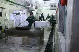 ویدیویی مخفی از غسالخانه بهشت زهرای تهران ! / مو  به تنتان سیخ می شود ! !