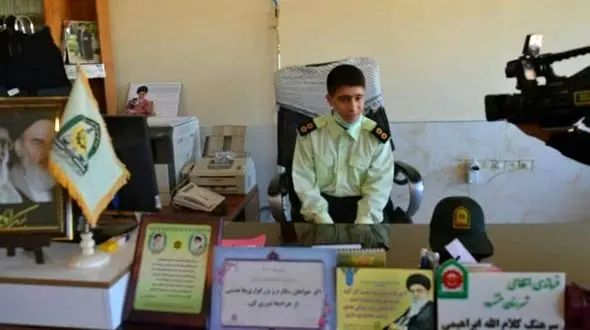 به آرزو‌رسیدن جوان کم توان هشترودی در هفته نیروی انتظامی