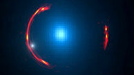 کشف کهکشان سرخ و آبی / این کهکشان جدید در فاصله 4 میلیارد سال نوری با زمین + عکس