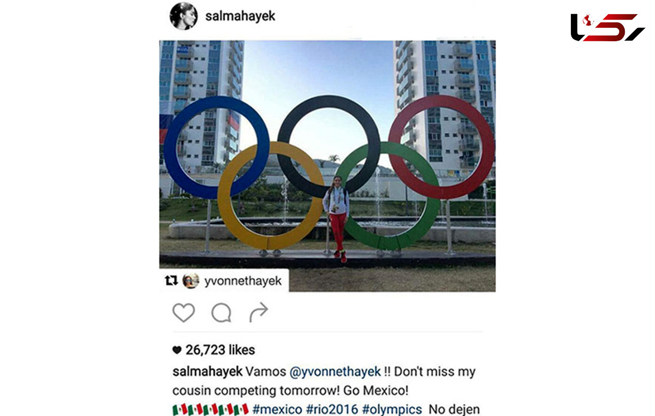 دختر عموی بازیگر معروف، ورزشکار المپیک است +عکس