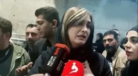 فیلم / گریه های الناز ملک در جشنواره 44 فیلم فجر  / من خودم عزادارم عزیزم رو از دست دادم اما اومدم جشنواره