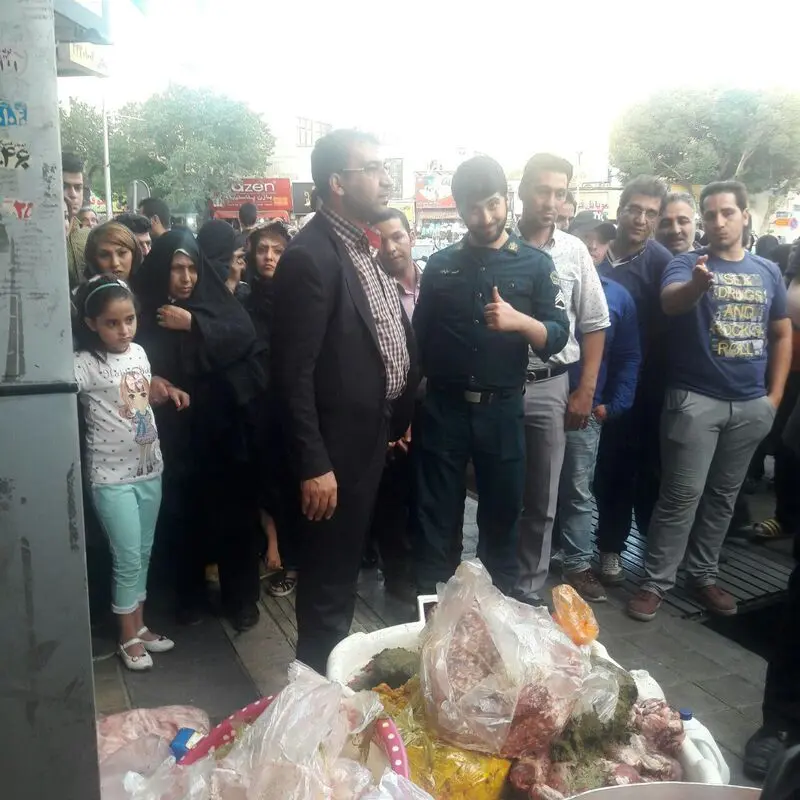 کشف 500 کیلو گوشت فاسد از یک کبابی در پایتخت