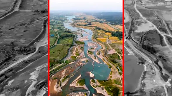 فیلم مناظر دیدنی سفیدرود از بالا