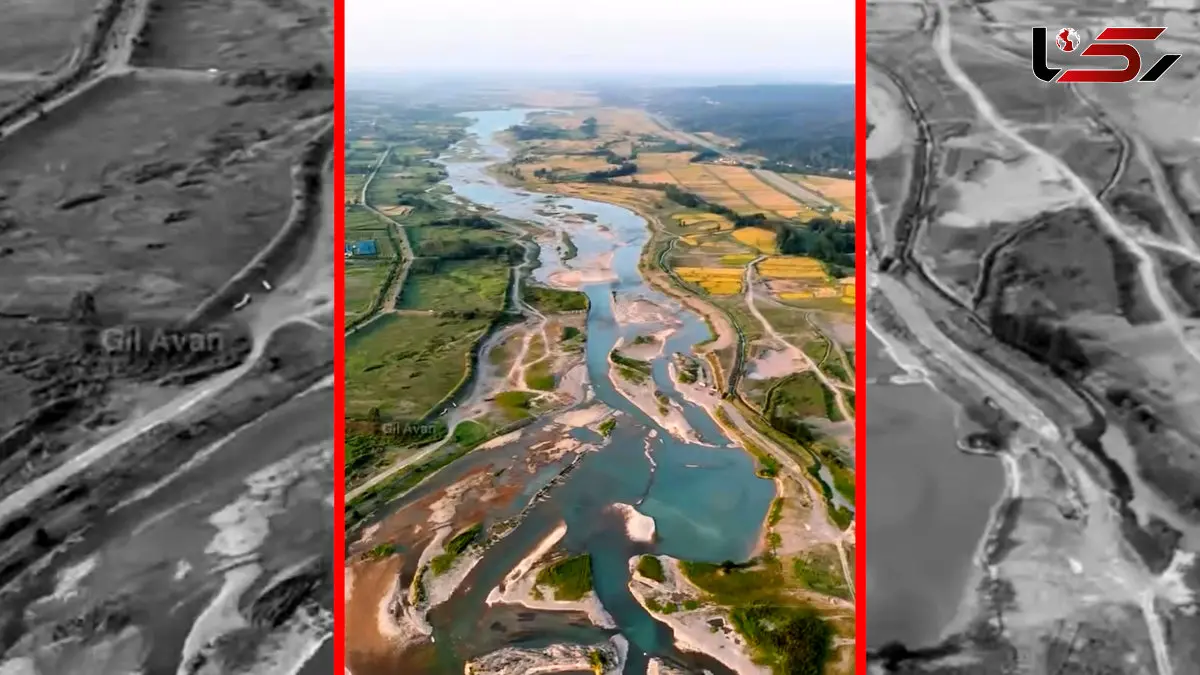 فیلم مناظر دیدنی سفیدرود از بالا