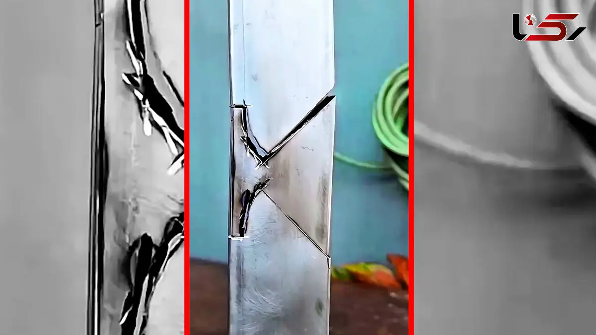 فیلم مهارت آهنگر در زاویه سازی فلز