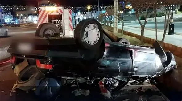 سانحه رانندگی در بیرجند / فیلم این تصادف را ببینید