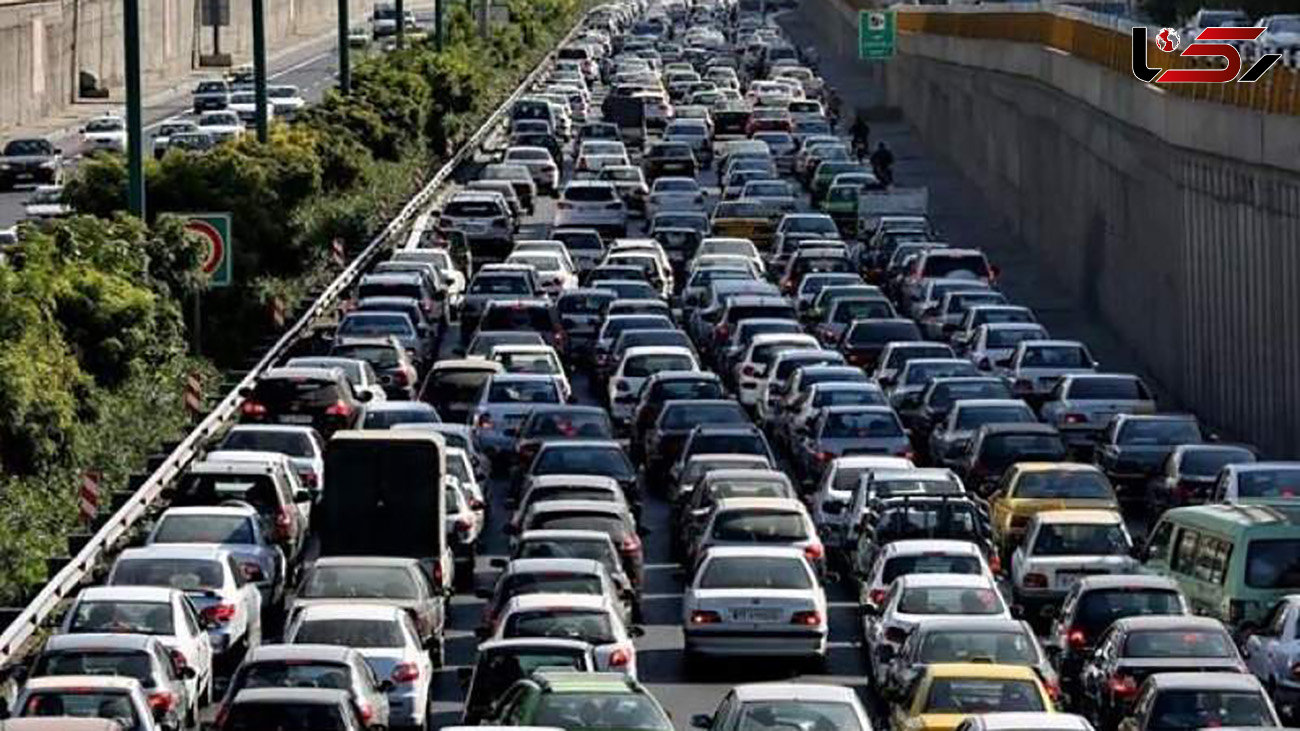 ترافیک سنگین در آزادراه کرج – تهران