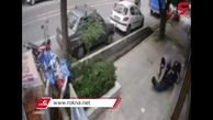 فیلم / زورگیری خشن از یک مرد میانسال در اتوبان ستاری تهران 