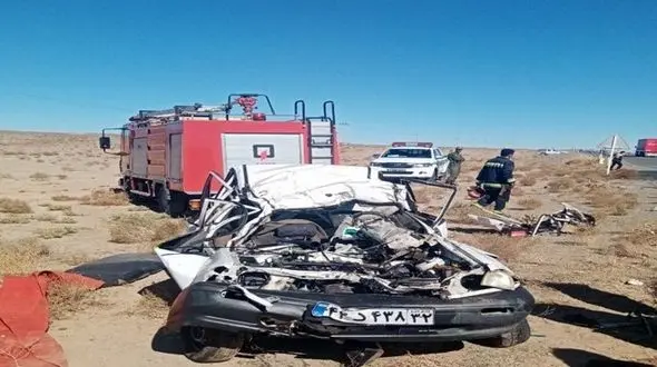 تصادف در محور «نهبندان- بیرجند» یک کشته برجا گذاشت