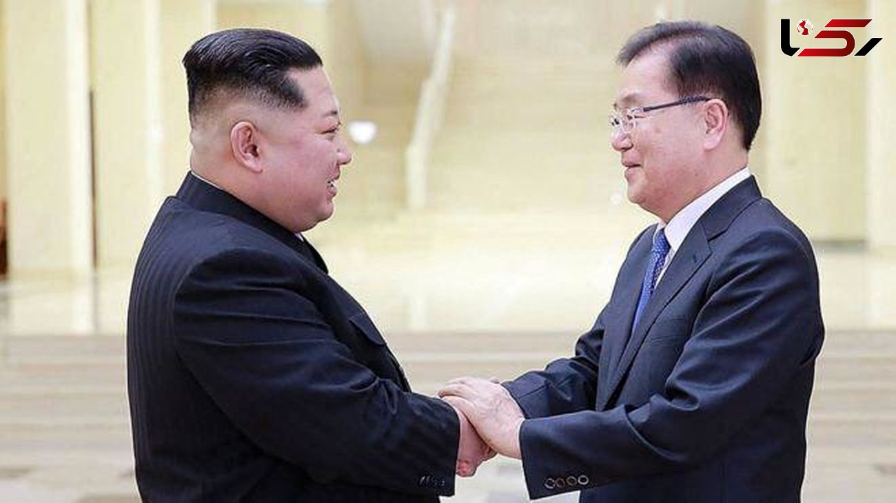  دیدار هیات کره جنوبی با رهبر کره شمالی+عکس