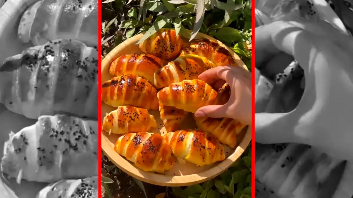 فیلم طرز تهیه کروسان مرغ خونگی مخصوص