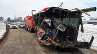 حادثه مرگبار برای اتوبوس مدرسه / 5 کشته در صحنه+ عکس