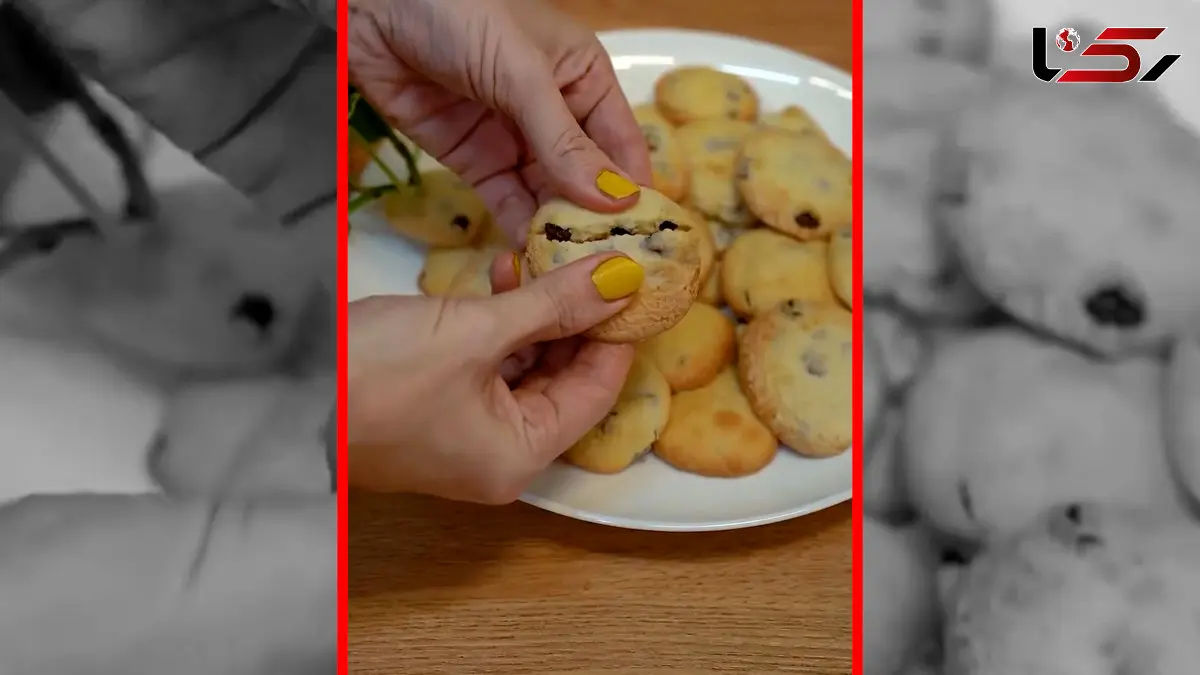 فیلم طرز تهیه شیرینی کشمشی بدون فر