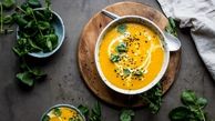 سوپ هویج و زنجبیل غذایی سالم و خوش عطر و بو+ دستور تهیه
