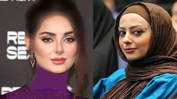 استایل جدید مهلقا جابری مدل ایرانی / خانم مدل معروف از نفیسه روشن تقلید کرد !