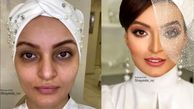 عکس 11 خانم بازیگر ایرانی قبل و بعد  آرایش ! / زیبایی مصنوعی بیداد می کند !