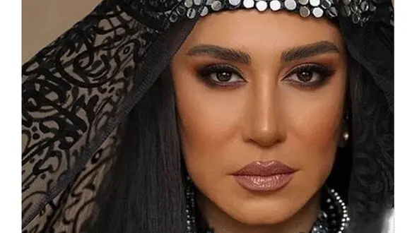 میکاپ و رنگ موی فانتزی و خاص نسیم ادبی