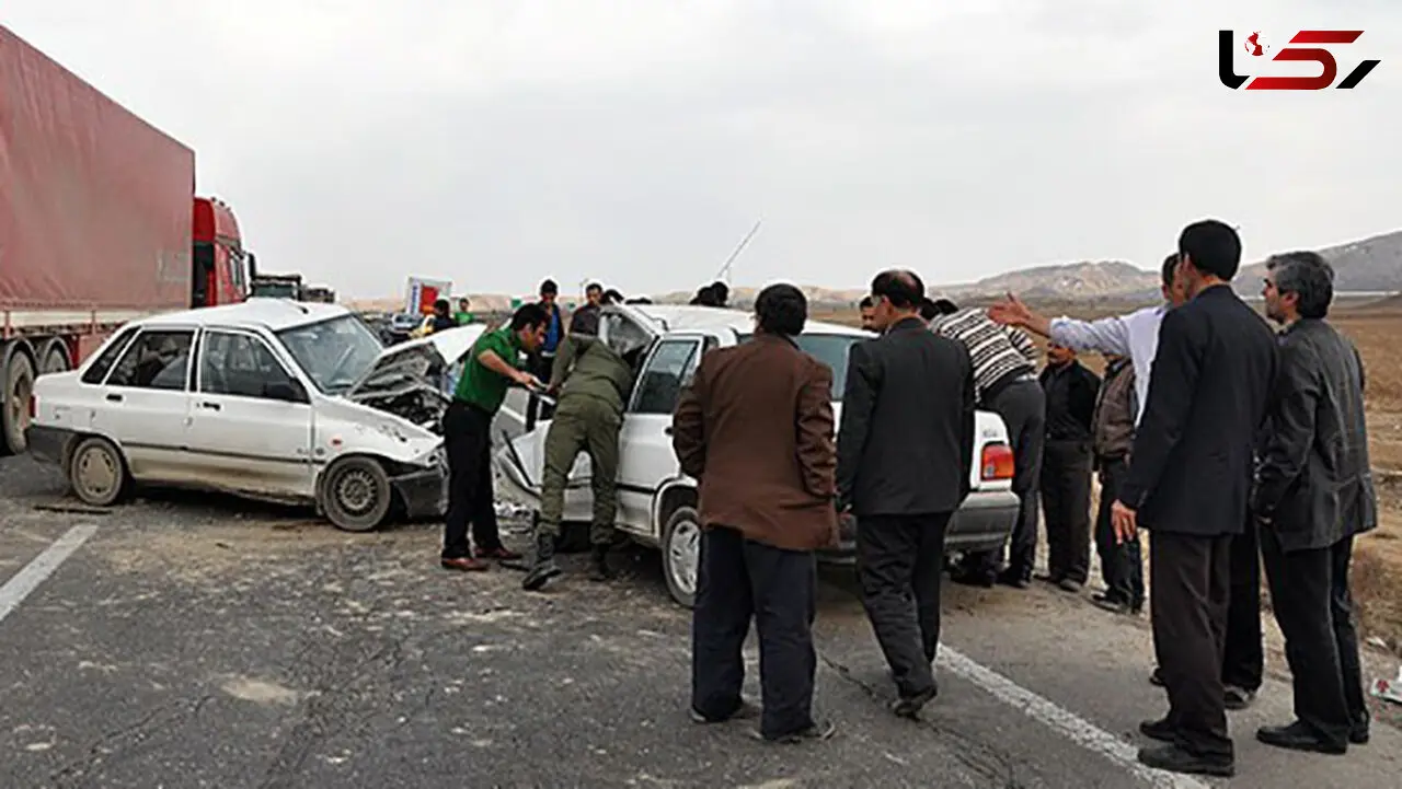 2 کشته در برخورد 2 پراید