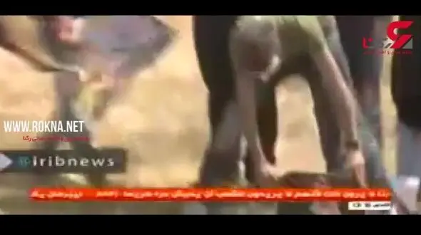 عکس پادشاه و ولیعهد سعودی را در غزه به آتش کشیدند + فیلم