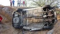 واژگونی مرگبار تویوتا در جاده مهاباد