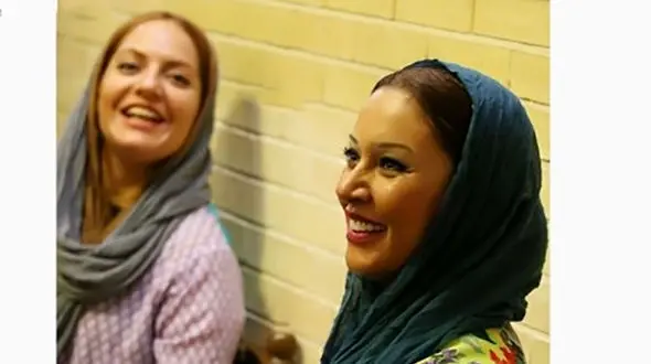 عکس لو رفته از مهناز افشار و زیبا بروفه با چهره های خندان +عکس