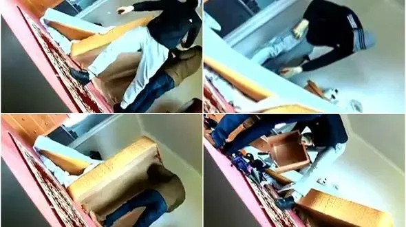 فیلمبرداری دزدکی از  سارقان سکه‌های طلا در خانه ویلایی + فیلم