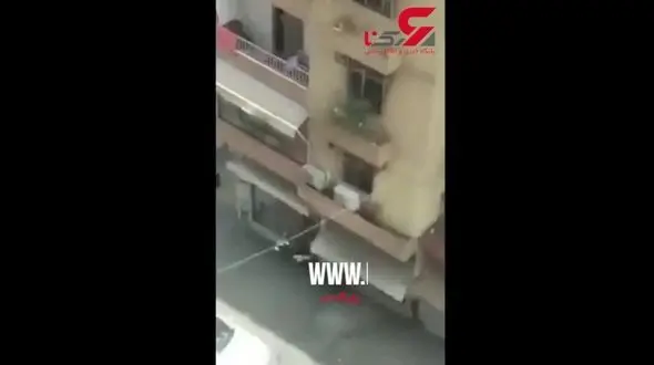 تلاش وحشتناک زن خدمتکار برای خودکشی از طبقه نهم یک ساختمان+ فیلم 