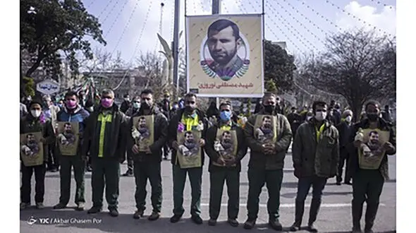 پیکر شهید گمنام امام زمان ( ع ) به خاک سپرده شد + عکس 