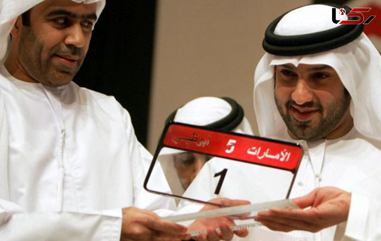 تاجر اماراتی پنج میلیون دلار برای تصاحب پلاک شماره یک خودرو داد + عکس