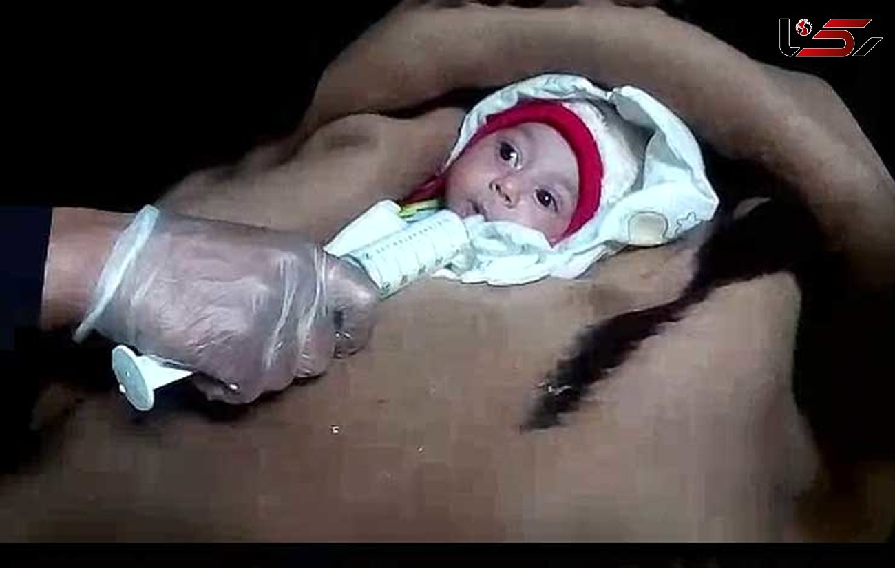 فیلم تلخ از رها کردن یک نوزاد در بیابان های اصفهان + فیلم