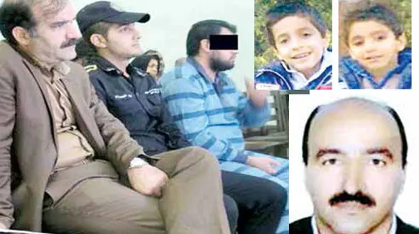 قاتلی که از سوی زندانیان بی‌رحم‌ترین تبهکار لقب گرفت / بازخوانی پرونده مرگ پدر و پسران دو قلویش + عکس