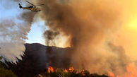 آتش‌سوزی در کالیفرنیای آمریکا ۳۰۰۰ نفر را آواره کرد+عکس