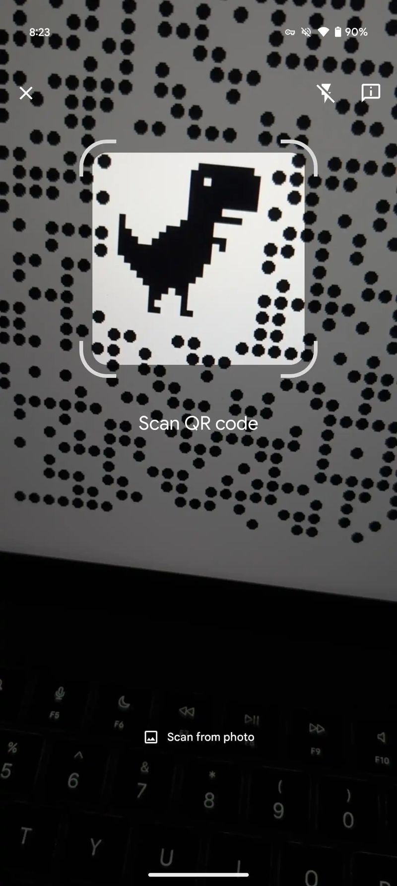 چهره‌ی جدید اسکنر QR اندروید