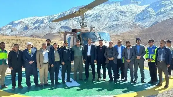 افتتاح بیست و دومین پد بالگرد اورژانس هوایی در اصفهان