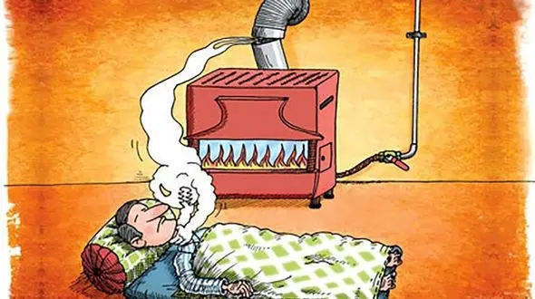 بغل بخاری نخوابید! + دلایل