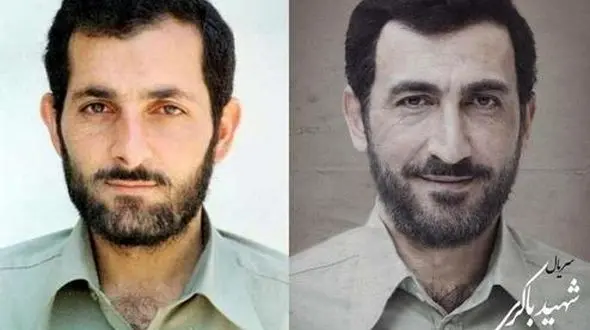 رونمایی از گریم هادی حجازی‌فر در نقش شهید باکری