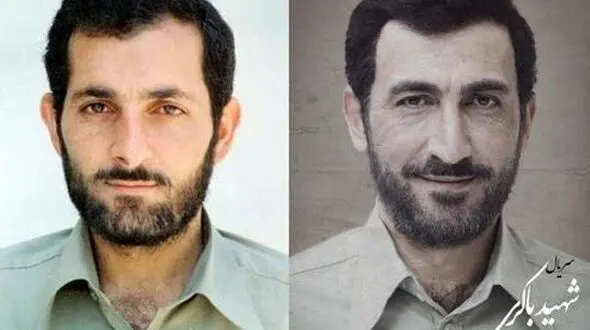 رونمایی از گریم هادی حجازی‌فر در نقش شهید باکری
