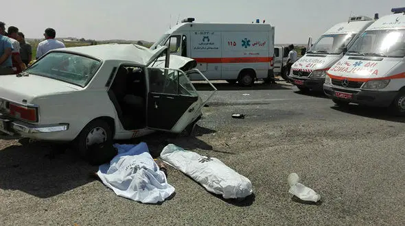 تصادف مرگبار 2 پیکان 3 قربانی گرفت +عکس