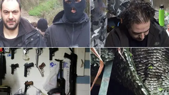 دستگیری دو سرکرده مافیای خطرناک ایتالیا + فیلم