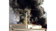کارخانه ایزوگام آبدانان در آتش سوخت+ عکس