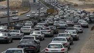 ترافیک سنگین در محور قزوین – کرج / آخرین وضعیت جاده ها در ساعات بازگشت مسافران تهرانی