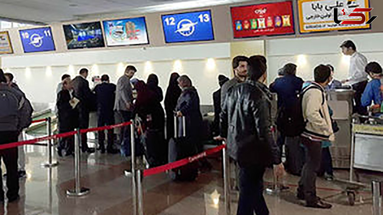 مردان خارجی قبل از خروج از ایران در فرودگاه دستگیر شدند