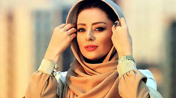 لو رفتن فیلم اولین عروسی مختلط نفیسه روشن  / حرکات عاشقانه خانم بازیگر با لباس عروس میلیاردی اش !