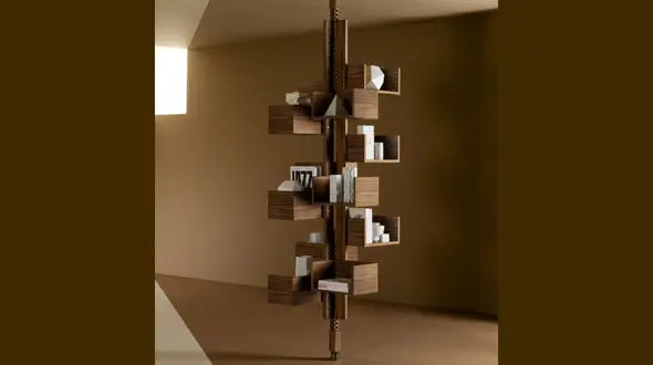 کتابخانه ای مدرن شبیه درخت +عکس