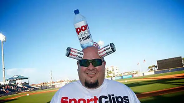 چسبندگی عجیب بدن یک مرد + عکس 