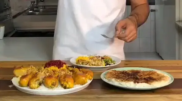مرصع پلو + فیلم تهیه