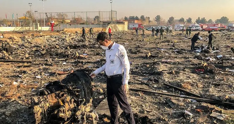 تصاویر : سقوط هواپیمای اوکراینی