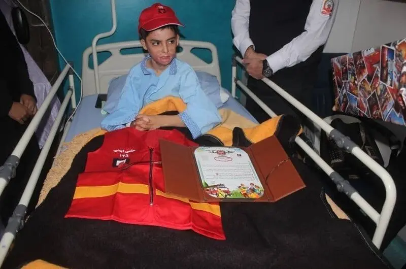 آتش‌نشانی , سازمان آتش‌نشانی تهران , آتش‌سوزی , حوادث , پلیس راهور | پلیس راهنمایی و رانندگی , کمک مؤمنانه , 